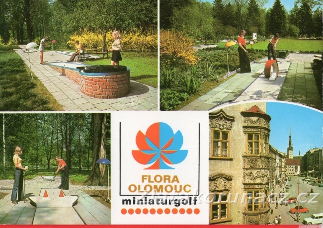 Olomouc - miniaturgolf na výstavišti Flora