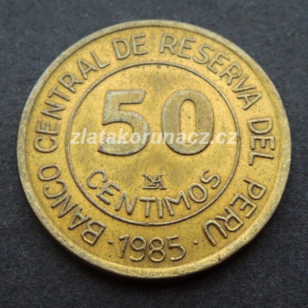 Peru - 50 centimos - 1985 Lima