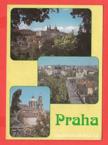 Praha - Karlův most a Chrám sv. Mikuláše