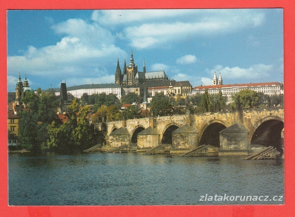 Praha - Karlův most a Pražský Hrad 