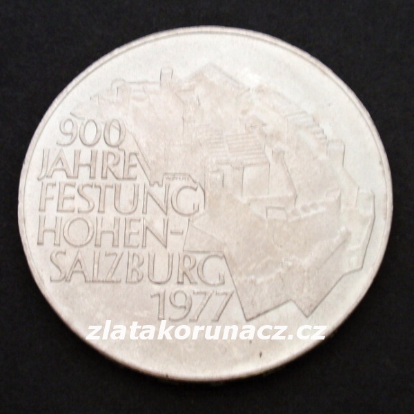 Rakousko - 100 schilling 1977 - Festung Hohen-Salzburg