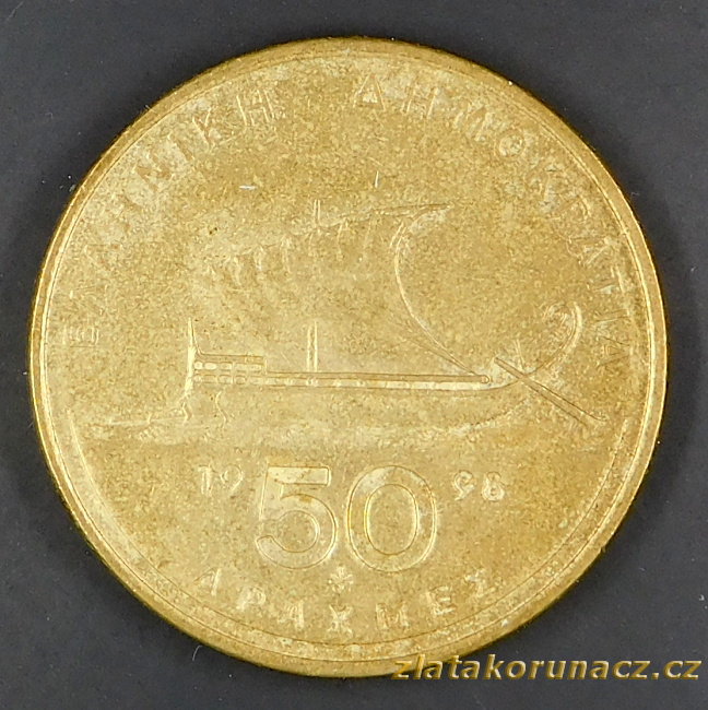 Řecko - 50 drachmes 1998