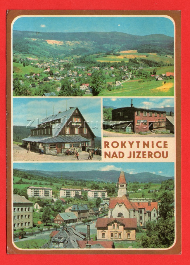 Rokytnice nad Jizerou - Chata, Dvoračky, hotel Národní dům, Výhled k Lysé hoře