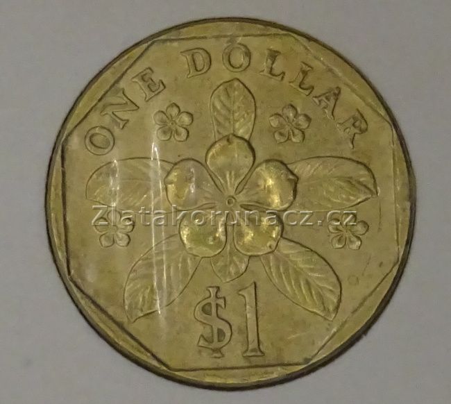 Singapur - 1 dollar 1995