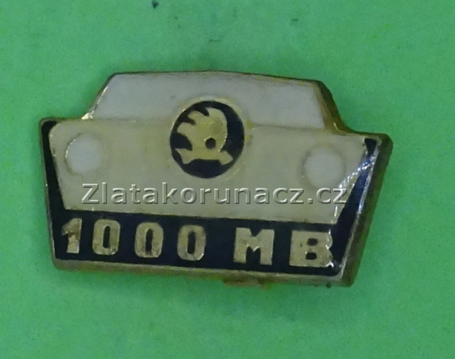 Škoda 1000 MB - bílá