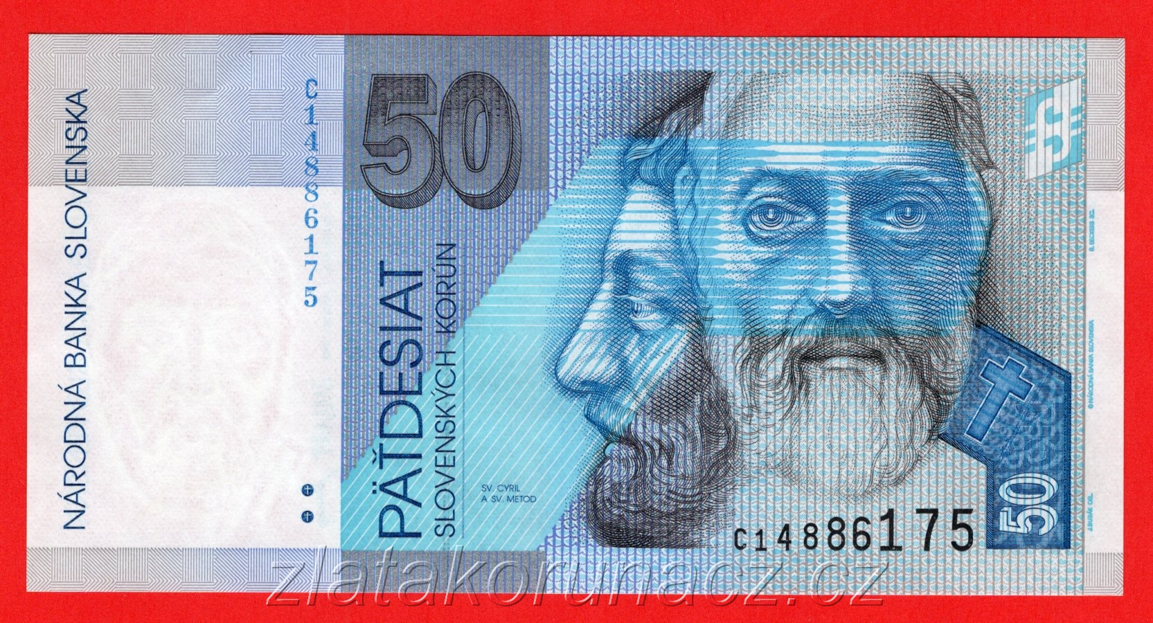 Slovenská republika- 50 Korun 1993 "C"