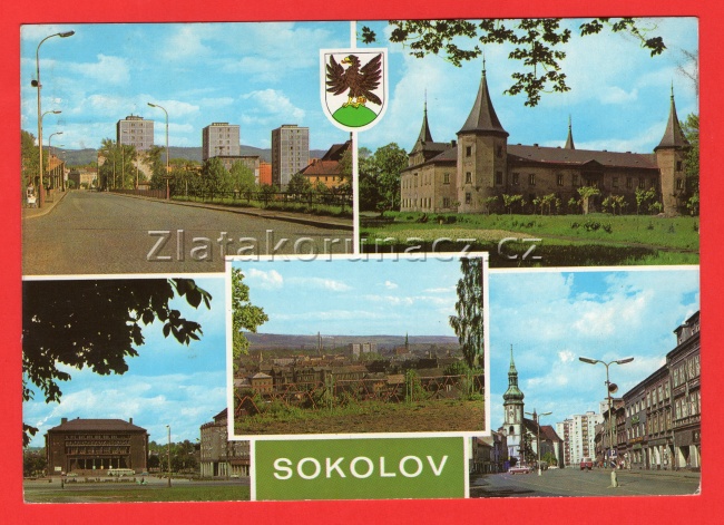 Sokolov - pohled na město