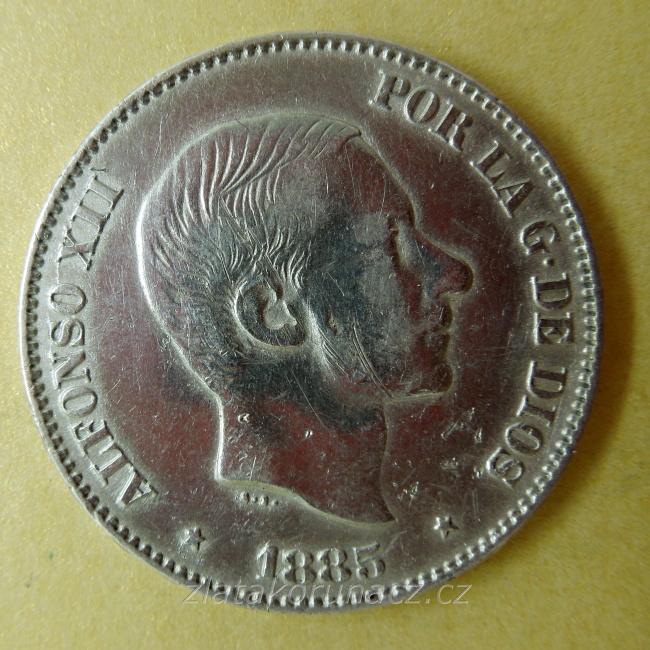 Filipíny - 50 centimos 1885