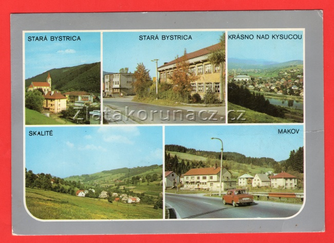 Stará Bystrica - Krásno nad Kysucou - Skalité - Makov