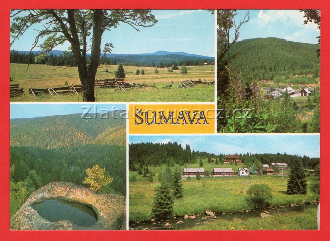 Šumava - Filipova Huť, Antýgl, Údolí Vydry, Modrava