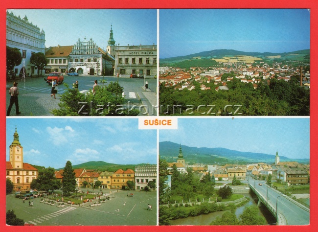 Sušice -  renesanční domy, radnice, muzeum