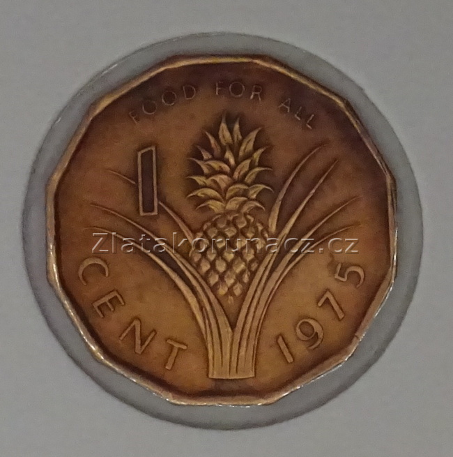 Svazijsko - 1 cent 1975