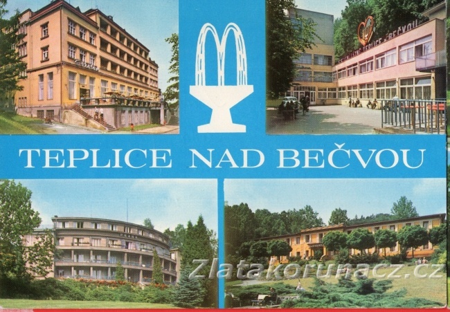 Teplice nad Bečvou - hlavní lázeňská budova Bečva