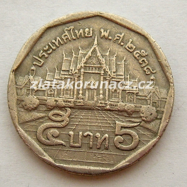 Thajsko - 5 baht 1995 (2538)