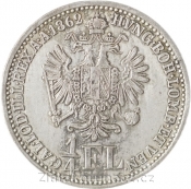 1/4 zlatník 1862 A