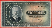 100 Kčs 1945 JC