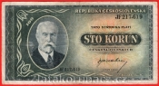 100 Kčs 1945 JF