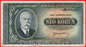 100 Kčs 1945 JH