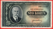 100 Kčs b.l. 1945 PB