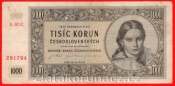 1000 Kčs 1945 02 C