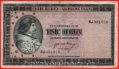 1000 Kčs b.l.1945 BJ