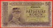 50 Kčs b.l. 1945 JE