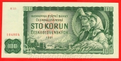 Československo - 100 Korun -1961 R 55