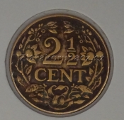 Holandsko - Curacao - 2 1/2 cents 1944