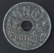 Francie - 20 centimes 1941 vingt