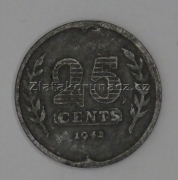 Holandsko - 25 cents 1942