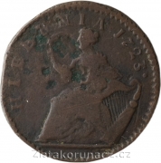 Irsko - 1/2 penny 1723