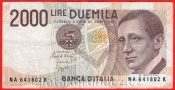 Itálie - 2000 lire 1990