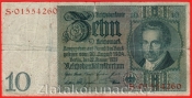 Německo - 10 Reichsmark 22.1.1929 - série S-P - 8 m.č.