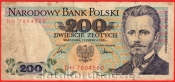 Polsko - 200 Zlotych 1986