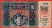 Rakousko-Uhersko - 10 Kronen 1915  1011