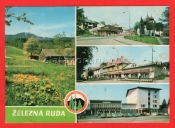 Šumava - Železná Ruda - pohled na Javor, hotel Javor