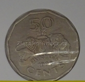 Svazijsko - 50 cents 1998