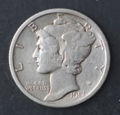 USA - 1 dime 1917 D