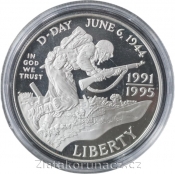 USA - 1 Dollar 1991 W - II. Světová válka Den D