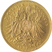 Zlatá mince Rakousko - Uhersko - 10 Koruna 1909