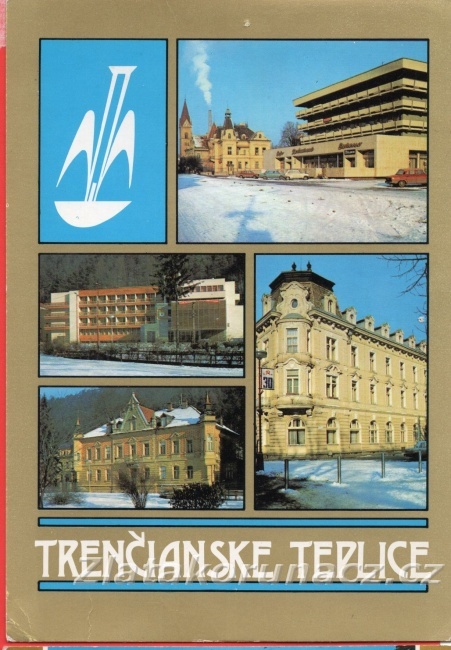 Trenčianske Teplice - logo, budovy