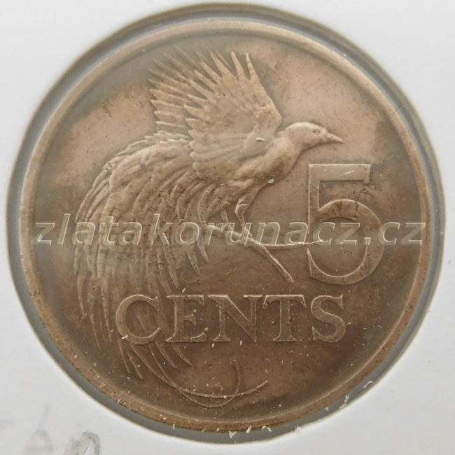 Trinidad and Tobago - 5 cents 1977