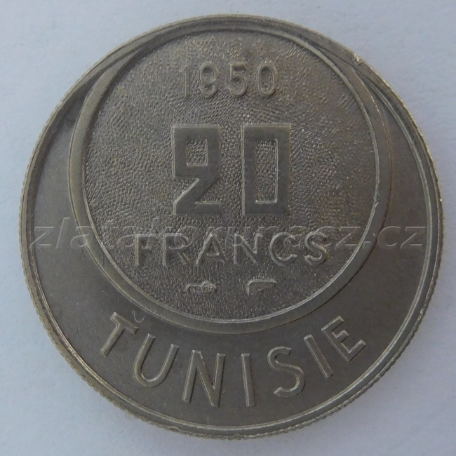 Tunis - 20 francs 1950