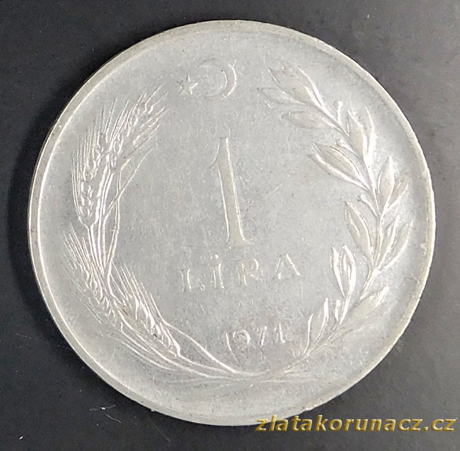 Turecko - 1 lira 1971