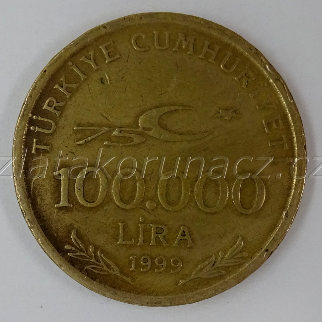 Turecko - 100.000 lira 1999