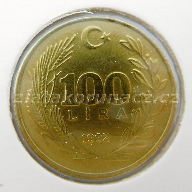 Turecko - 100 lira 1992