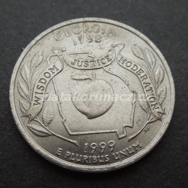 USA - Georgia - 1/4 dollar 1999 P 