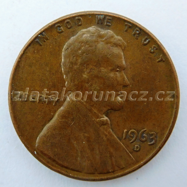 USA - 1 cent 1963 D