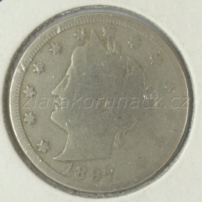 USA - 5 cents 1897