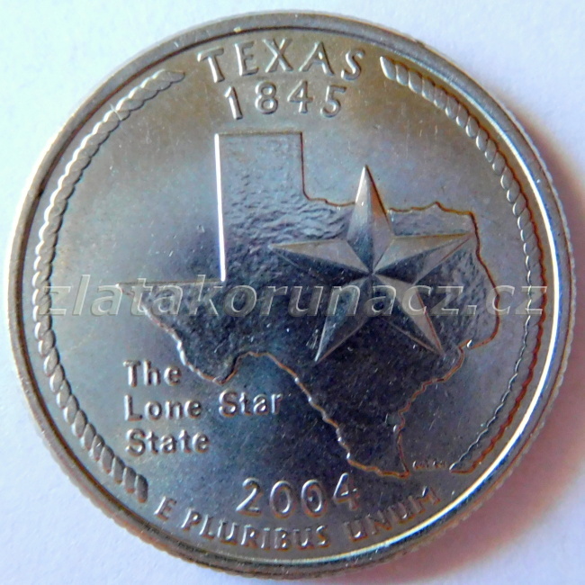 USA - Texas - 1/4 dollar 2004 D